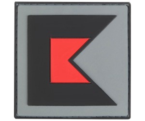Патч (шеврон) Калашников КК логотип №2, 60х60 мм