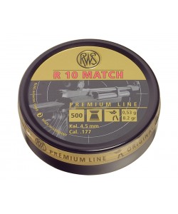 Пули для пневматики RWS R10 Match Rifle 4,5 мм, 0,53 г (500 штук)