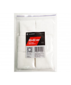 Патчи-салфетки Калашников, фланелевые, кал. 12-28, 60х60 мм (100 штук)