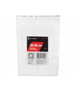 Патчи-салфетки Калашников, фланелевые, кал. 12-28, 60х60 мм (100 штук)