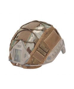 Чехол тактический на шлем WoSport CO-17 Elastic rope Multicam