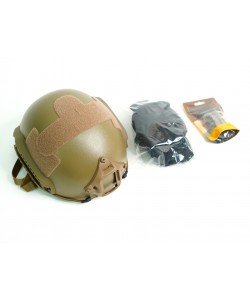 Шлем WoSport Combat Helmet - Standart Version HL-06 MH-type Tan