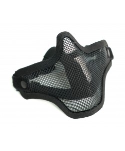 Маска защитная сетчатая WoSport MA-09 V1 Double-band (Black)