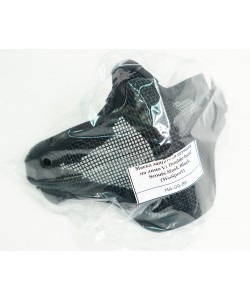 Маска защитная сетчатая WoSport MA-09 V1 Double-band (Black)
