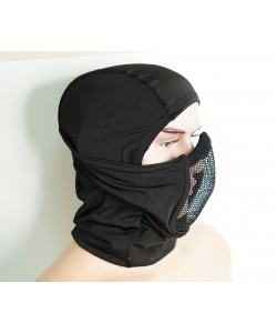 Маска-балаклава защитная WoSport MA-113 Shadow Fighter (Black)