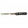 Самурайский меч танто, черный с гардой «Роза» (AG-392) - фото № 3