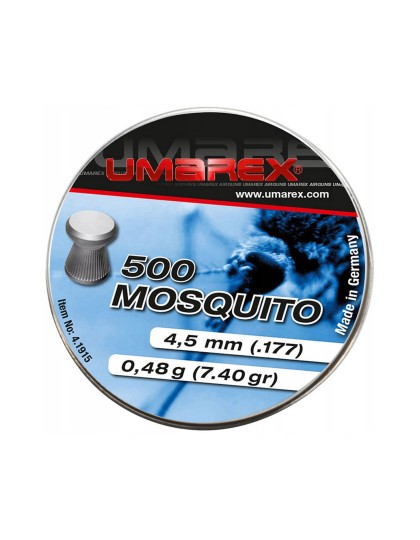 Пули для пневматики Umarex Mosquito 4,5 мм, 0,48 г (500 штук)