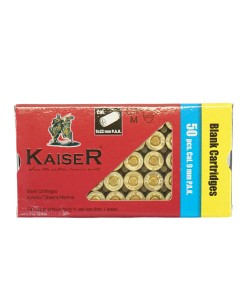 Патрон светозвукового действия 9 мм P.A.K. Blank (Kaiser) 50 штук