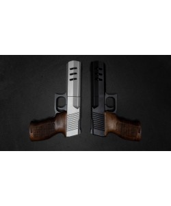 Пистолет JOKER KURS под патрон 5.6/16К и пули 5,5 мм (без лицензии) серебро