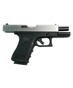 Страйкбольный пистолет WE Glock-19 Gen.3 Silver (WE-G003A-SV)