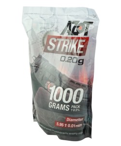 Шары для страйкбола Azot Strike 0,20 г, 5000 штук (1 кг, белые)
