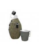 Фляга полевая армейская ГДР с чехлом (оригинал)