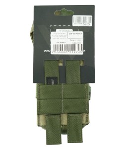 Подсумок Wartech MP-108 «Ратник» под 2 магазина АК-серии, закрытый (мох ATFG)
