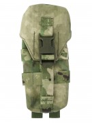 Подсумок Wartech MP-108 «Ратник» под 2 магазина АК-серии, закрытый (мох ATFG)