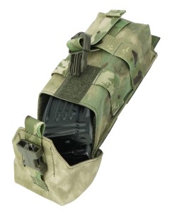 Подсумок Wartech MP-108 «Ратник» под 2 магазина АК-серии, закрытый (мох ATFG)