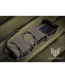 Подсумок Wartech MP-118 «Бета» под 1 пистолетный магазин, фастмаг (мох ATFG)