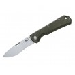 Нож складной Fox Ciol, сталь 440C, рукоять зеленая микарта, FBF/748 MI - фото № 1