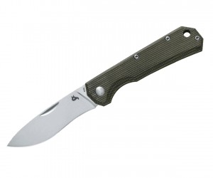 Нож складной Fox Ciol, сталь 440C, рукоять зеленая микарта, FBF/748 MI