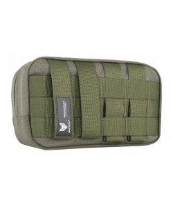 Подсумок Wartech UP-108 утилитарный горизонтальный, молния (олива)