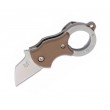 Нож складной Fox MINI-TА, клинок 1.4116, коричневый, FFX-536СB - фото № 1