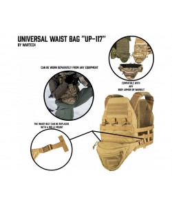 Поясная сумка Wartech UP-117 «Рипер» универсальная (койот)