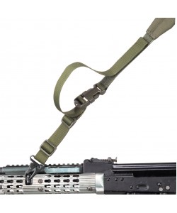 Ремень тактический Wartech TS-110 «Викинг» двухточечный с фастексом для сброса (олива)