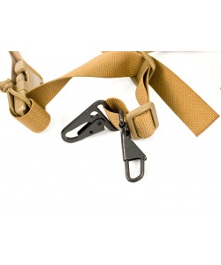 Ремень тактический Wartech TS-110 «Викинг» двухточечный с фастексом для сброса (койот)
