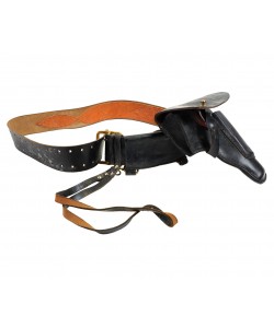 Ремень с кобурой ”двухшпеньковый”, ВМФ, кожа (оригинал СССР)