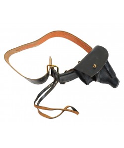 Ремень с кобурой ”двухшпеньковый”, ВМФ, кожа (оригинал СССР)