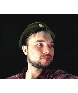 Берет оливковый (для военнослужащих)