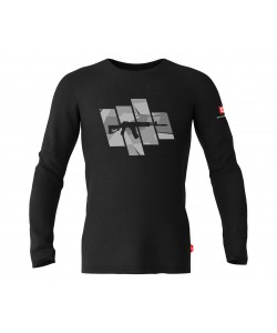 Футболка с длинным рукавом Kalashnikov «АК-12» (черная)