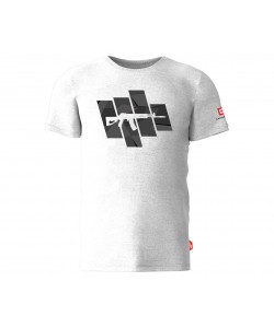 Футболка мужская белая Kalashnikov «АК-12», 100% хлопок