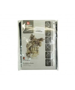 Футболка мужская черная Kalashnikov «03», 100% хлопок