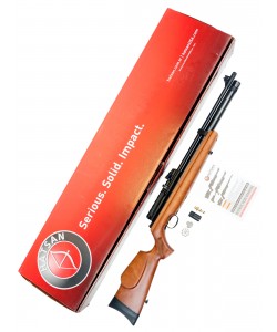 Пневматическая винтовка Hatsan AT44-10 Wood (дерево, PCP, ★3 Дж) 6,35 мм