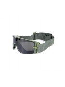 Очки защитные X800 Tactical Set, 3 сменные линзы (Green)