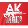 Футболка мужская красная Kalashnikov ”АК operator”, 100% хлопок - фото № 2