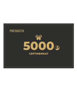 Подарочный сертификат на 5000 руб. в Pnevmat24