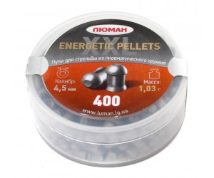 Пули «Люман» Energetic pellets XXL 4,5 мм, 1,03 г (400 штук)