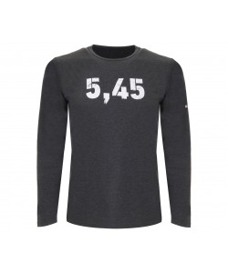 Футболка с длинным рукавом Kalashnikov «5,45» (темно-серая)
