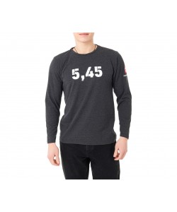 Футболка с длинным рукавом Kalashnikov «5,45» (темно-серая)