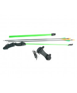 Детский рекурсивный лук Bowmaster «Горыныч» 7 кг, 106 см (зеленый)
