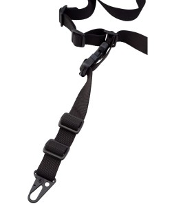 Ремень тактический Wartech TS-112 трехточечный универсальный (черный)