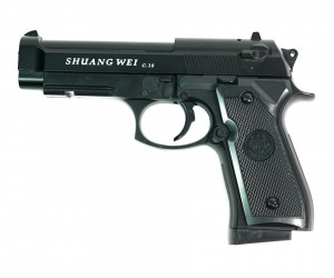 Страйкбольный пистолет Shantou C.18 (Beretta 92) спринговый