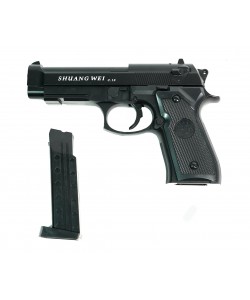 Страйкбольный пистолет Shantou C.18 (Beretta 92) спринговый