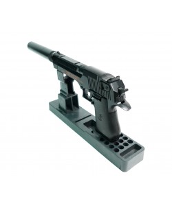 Страйкбольный пистолет Shantou C.20+ (Desert Eagle, с глушителем) спринговый