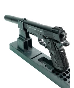 Страйкбольный пистолет Shantou C.9+ (Colt 1911 OPS, с глушителем) спринговый