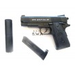 Страйкбольный пистолет Shantou C.9+ (Colt 1911 OPS, с глушителем) спринговый - фото № 9