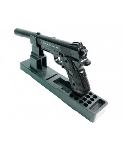 Страйкбольный пистолет Shantou C.9+ (Colt 1911 OPS, с глушителем) спринговый