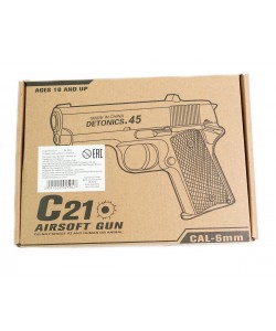 Страйкбольный пистолет Shantou C.21 (Colt 1911) спринговый