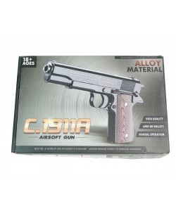 Страйкбольный пистолет Shantou C.1911A (Colt 1911) спринговый